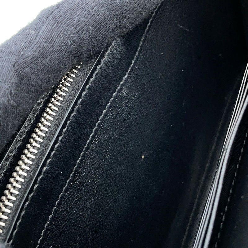 サンローランパリ チェーンウォレット クロコ型押しレザー 377829 SAINT LAURENT PARIS 財布 黒