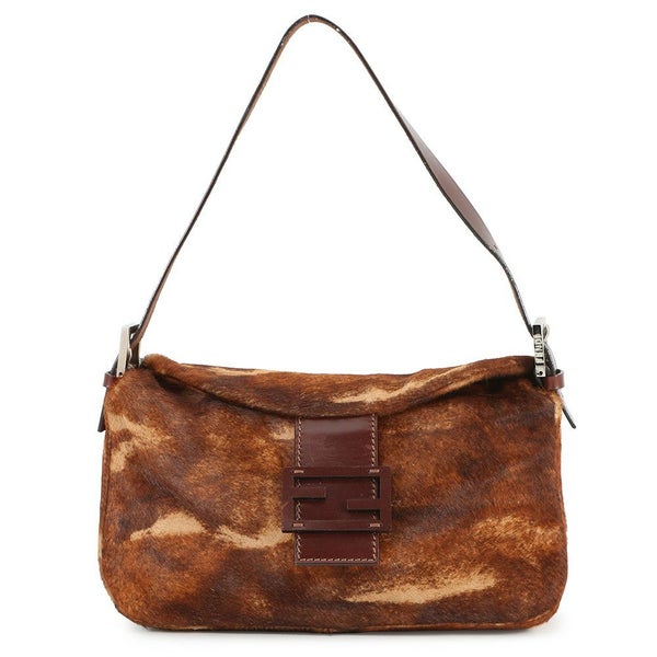 フェンディ ショルダーバッグ マンマバケット ハラコ レザー 2376 FENDI ワンショルダーバッグ