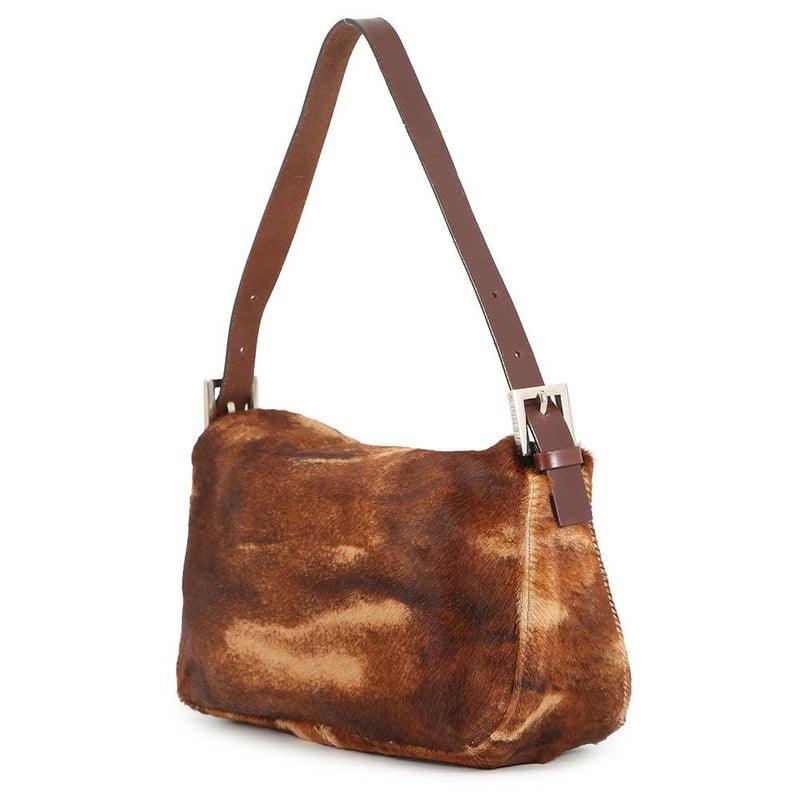 フェンディ ショルダーバッグ マンマバケット ハラコ レザー 2376 FENDI ワンショルダーバッグ