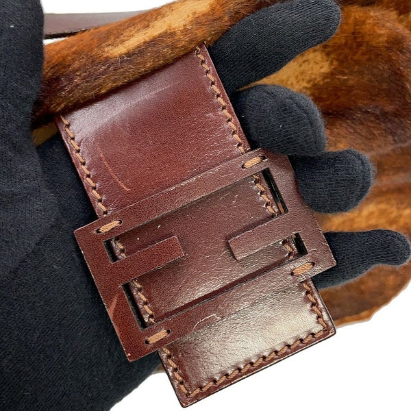 フェンディ ショルダーバッグ マンマバケット ハラコ レザー 2376 FENDI ワンショルダーバッグ