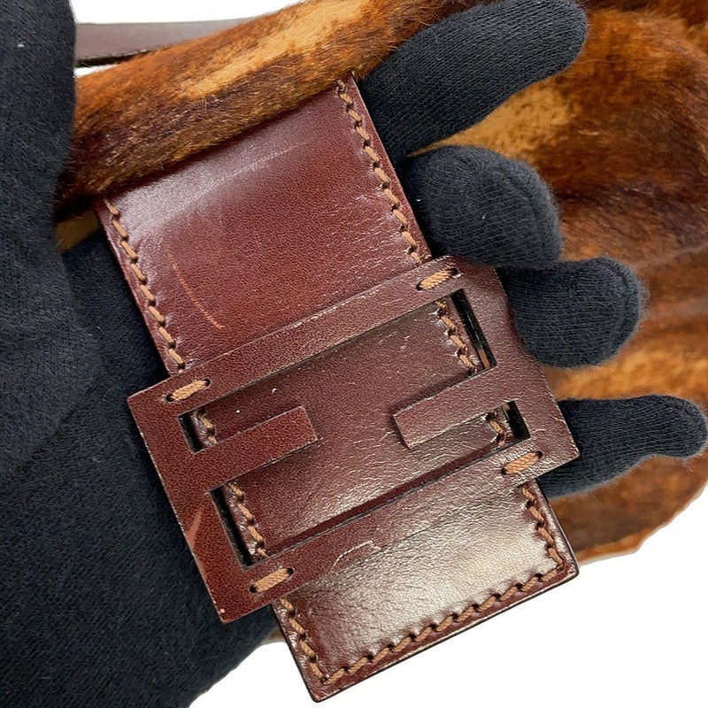 フェンディ ショルダーバッグ マンマバケット ハラコ レザー 2376 FENDI ワンショルダーバッグ