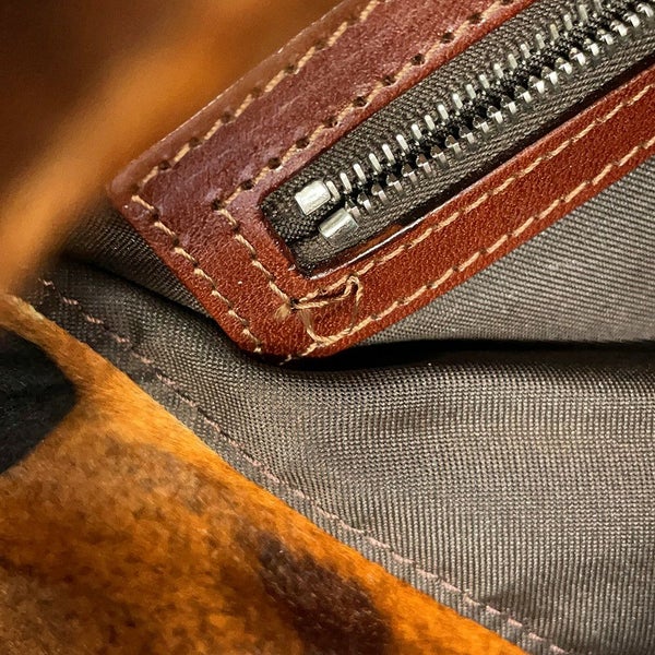 フェンディ ショルダーバッグ マンマバケット ハラコ レザー 2376 FENDI ワンショルダーバッグ