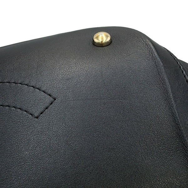 シャネル ハンドバッグ ココマーク マトラッセ レザー CHANEL 2way 黒