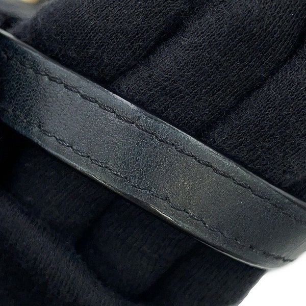 シャネル ハンドバッグ ココマーク マトラッセ レザー CHANEL 2way 黒