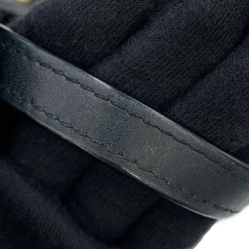 シャネル ハンドバッグ ココマーク マトラッセ レザー CHANEL 2way 黒