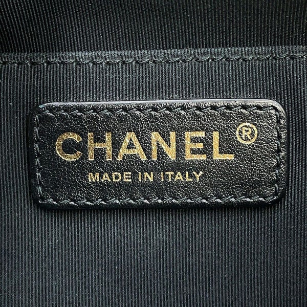 シャネル ハンドバッグ ココマーク マトラッセ レザー CHANEL 2way 黒