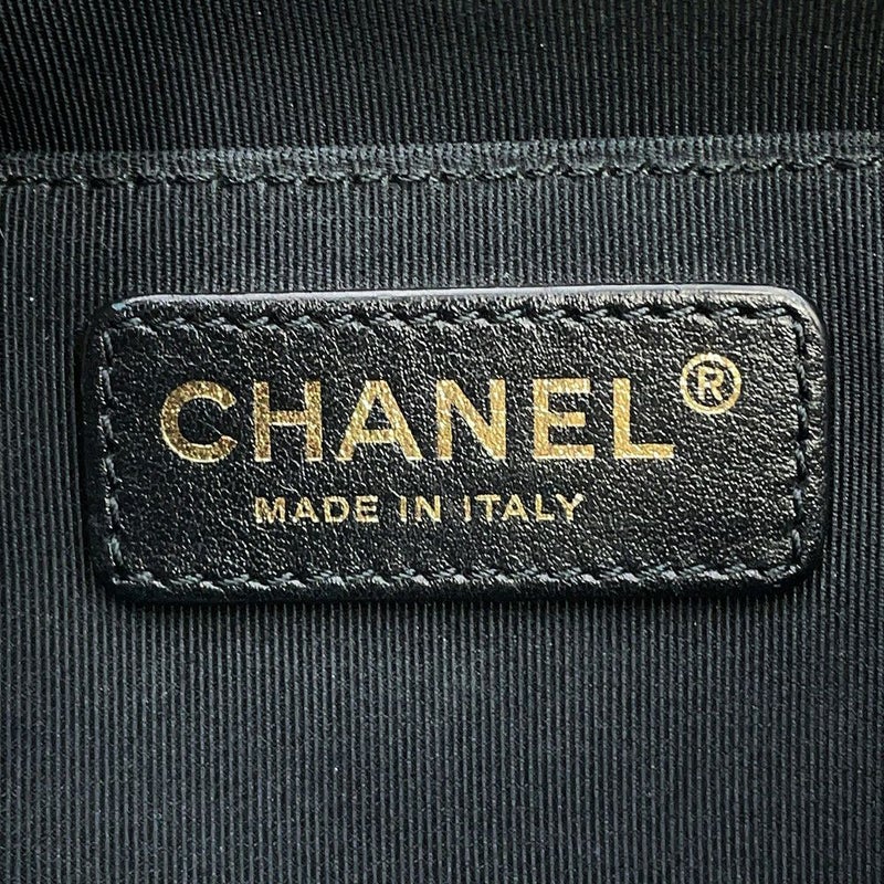 シャネル ハンドバッグ ココマーク マトラッセ レザー CHANEL 2way 黒