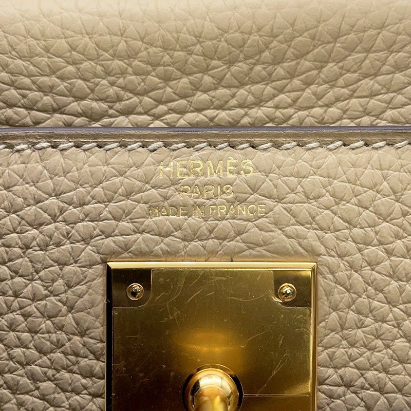 エルメス ハンドバッグ ケリー28 内縫い トレンチ/ゴールド金具 トゴ Z刻印 2wayショルダー