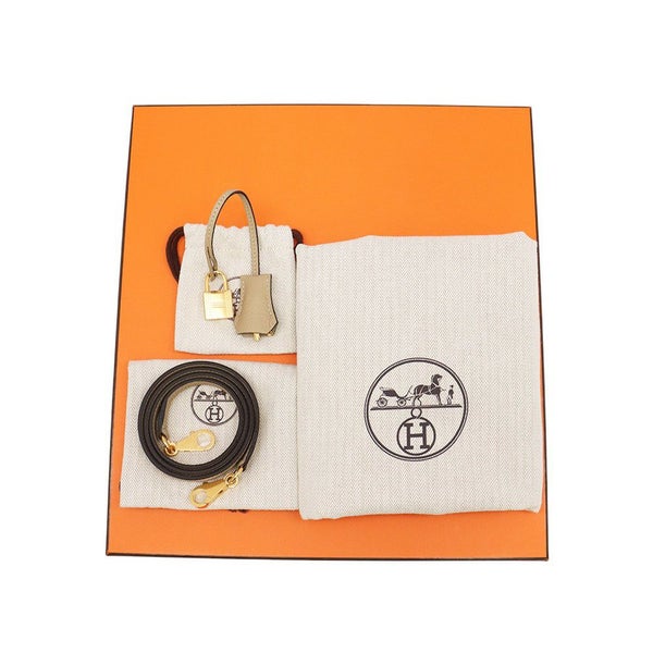 エルメス ハンドバッグ ケリー28 内縫い トレンチ/ゴールド金具 トゴ Z刻印 2wayショルダー