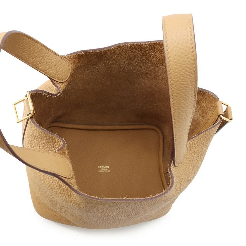 エルメス ハンドバッグ ピコタンロックPM ビスキュイ/ゴールド金具 トリヨンクレマンス B刻印