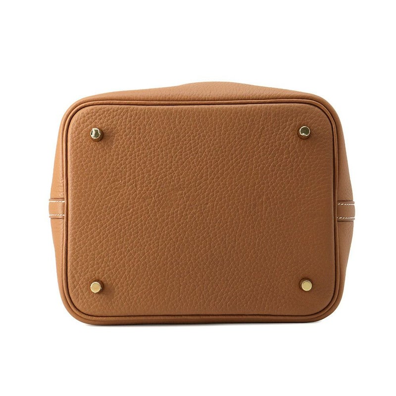 エルメス ハンドバッグ ピコタンロックMM ゴールド/ゴールド金具 トリヨンクレマンス K刻印