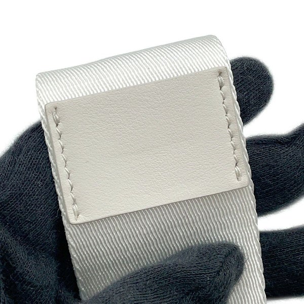 プラダ ショルダーバッグ トライアングル ラフィア 1BH190 PRADA 白