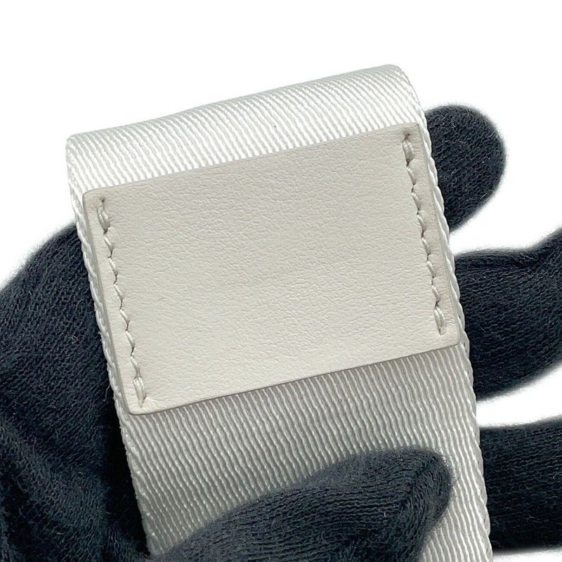 プラダ ショルダーバッグ トライアングル ラフィア 1BH190 PRADA 白