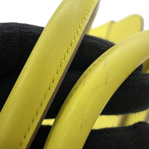 エルメス ハンドバッグ ツールボックス26 ライム/シルバー金具 スイフト □Q刻印 HERMES 2wayショルダー