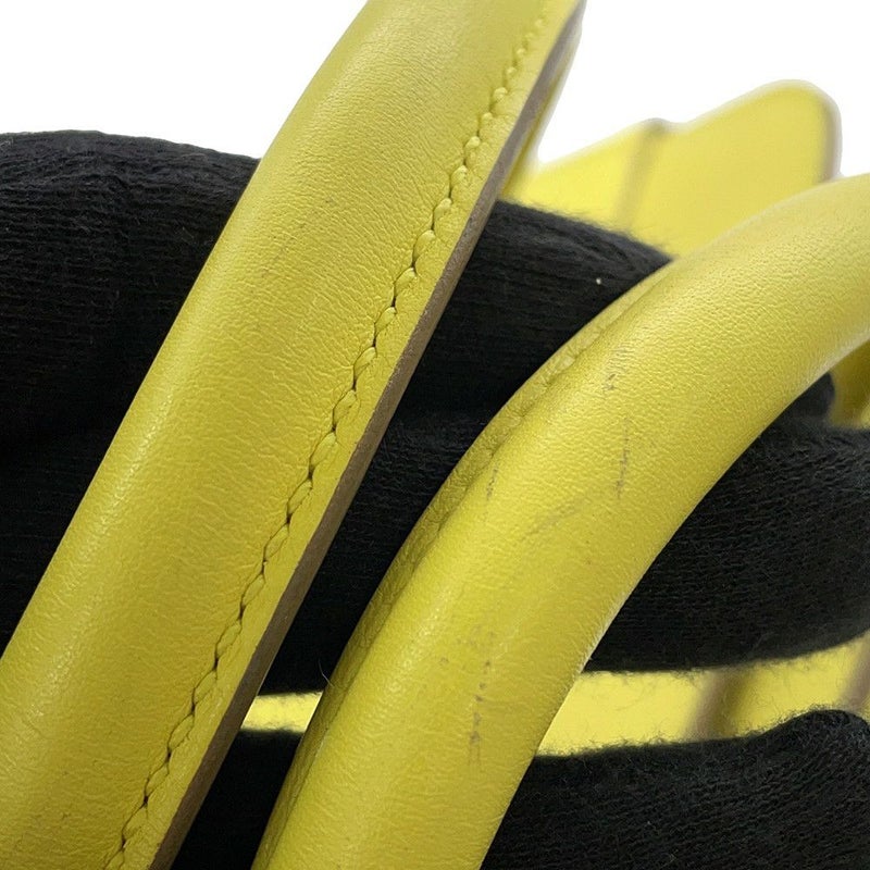 エルメス ハンドバッグ ツールボックス26 ライム/シルバー金具 スイフト □Q刻印 HERMES 2wayショルダー