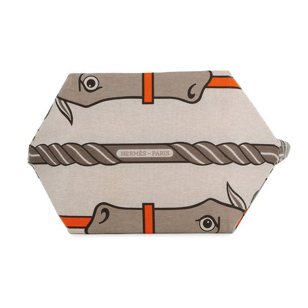 エルメス トートバッグ スティープル ラージトート ベージュ/フォーブ トワルアッシュ/バレニア □P刻印