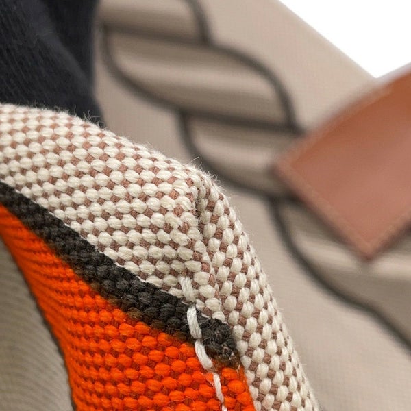 エルメス トートバッグ スティープル ラージトート ベージュ/フォーブ トワルアッシュ/バレニア □P刻印