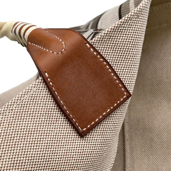 エルメス トートバッグ スティープル ラージトート ベージュ/フォーブ トワルアッシュ/バレニア □P刻印