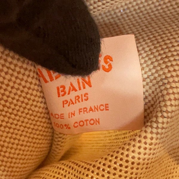 エルメス トートバッグ エスカル・ア・ラ・プラージュ プリント アシエ/シルバー金具 トワルアッシュ HERMES ビーチバッグ