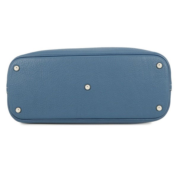 エルメス ハンドバッグ ボリード35 ブルータラサ/シルバー金具 トリヨンクレマンス □G刻印 2wayショルダー