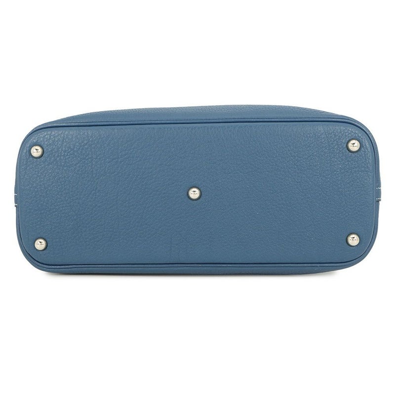 エルメス ハンドバッグ ボリード35 ブルータラサ/シルバー金具 トリヨンクレマンス □G刻印 2wayショルダー