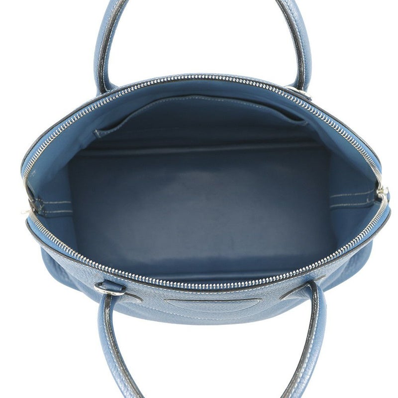 エルメス ハンドバッグ ボリード35 ブルータラサ/シルバー金具 トリヨンクレマンス □G刻印 2wayショルダー