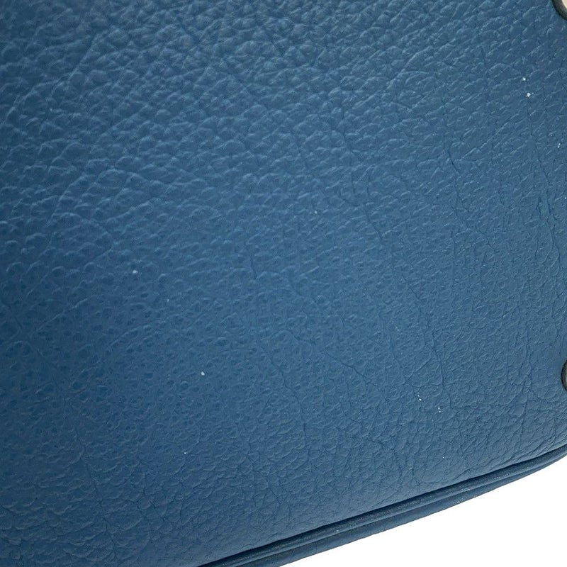 エルメス ハンドバッグ ボリード35 ブルータラサ/シルバー金具 トリヨンクレマンス □G刻印 2wayショルダー