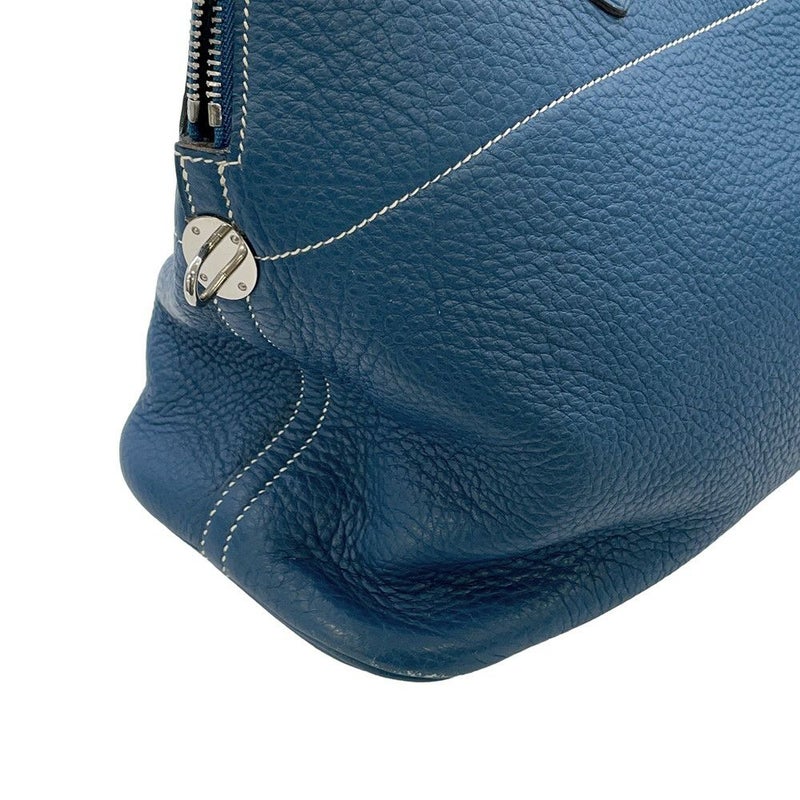 エルメス ハンドバッグ ボリード35 ブルータラサ/シルバー金具 トリヨンクレマンス □G刻印 2wayショルダー