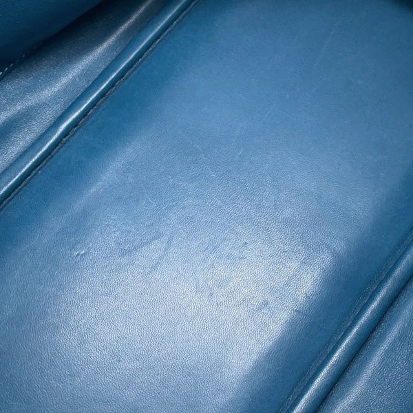 エルメス ハンドバッグ ボリード35 ブルータラサ/シルバー金具 トリヨンクレマンス □G刻印 2wayショルダー