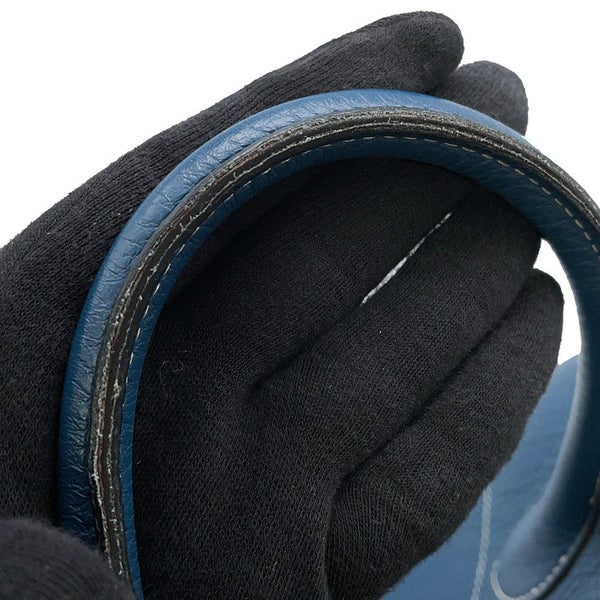 エルメス ハンドバッグ ボリード35 ブルータラサ/シルバー金具 トリヨンクレマンス □G刻印 2wayショルダー