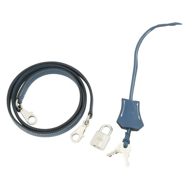 エルメス ハンドバッグ ボリード35 ブルータラサ/シルバー金具 トリヨンクレマンス □G刻印 2wayショルダー