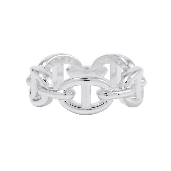 エルメス リング シェーヌダンクル アンシェネPM Enchainee SV925シルバー リングサイズ51 HERMES ジュエリー