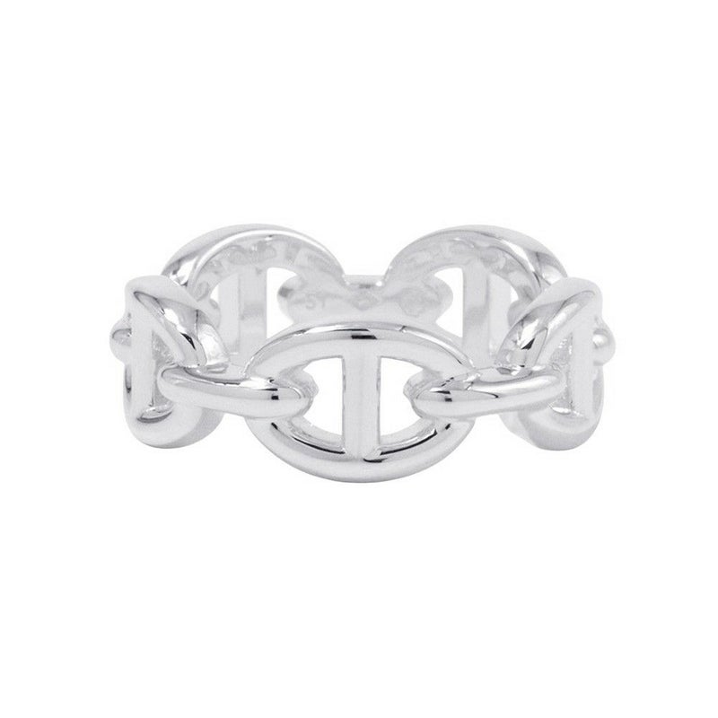 エルメス リング シェーヌダンクル アンシェネPM Enchainee SV925シルバー リングサイズ51 HERMES ジュエリー