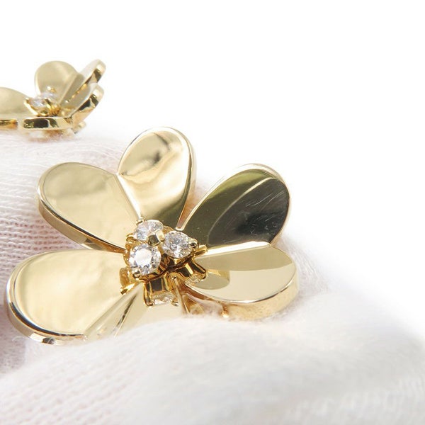 ヴァンクリーフ&アーペル ブレスレット フリヴォル 7フラワー スモール ダイヤモンド 9P 計0.54ct K18YGイエローゴールド VCARP6L100