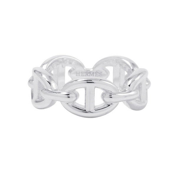エルメス リング シェーヌダンクル アンシェネPM Enchainee SV925シルバー リングサイズ52 HERMES ジュエリー