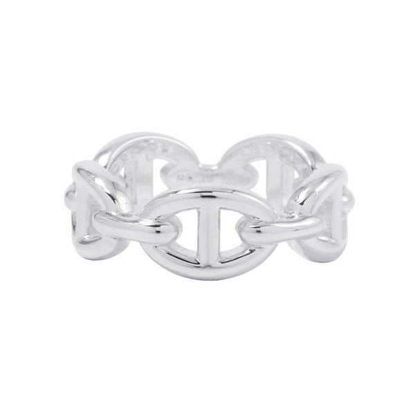 エルメス リング シェーヌダンクル アンシェネPM Enchainee SV925シルバー リングサイズ52 HERMES ジュエリー