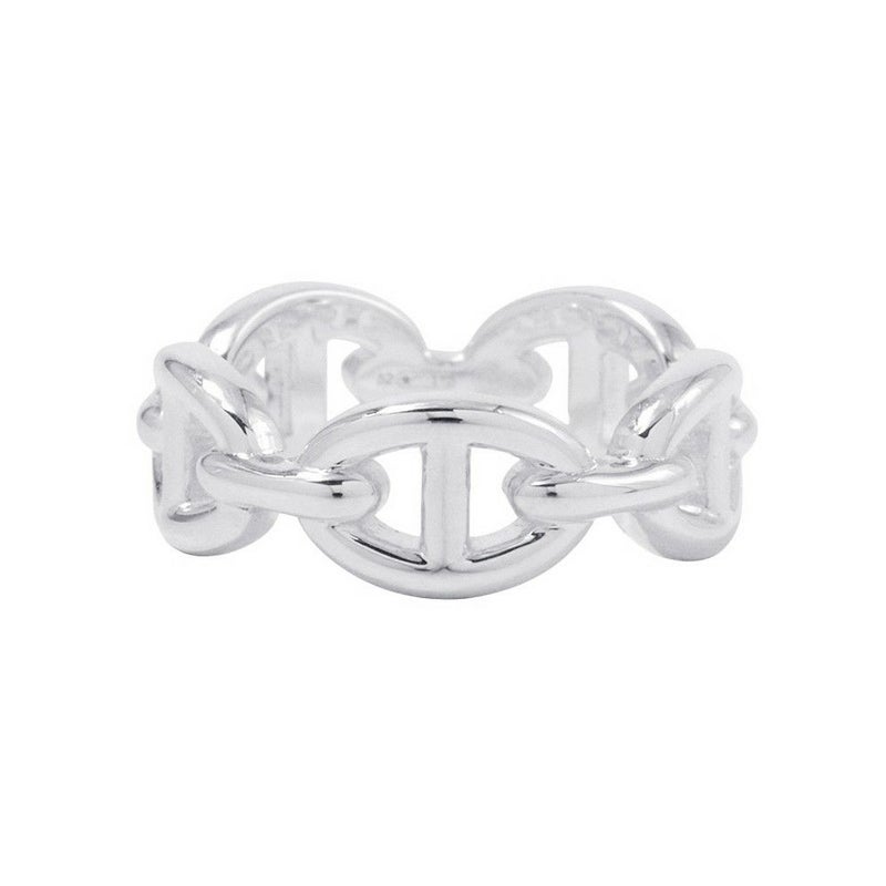 エルメス リング シェーヌダンクル アンシェネPM Enchainee SV925シルバー リングサイズ52 HERMES ジュエリー