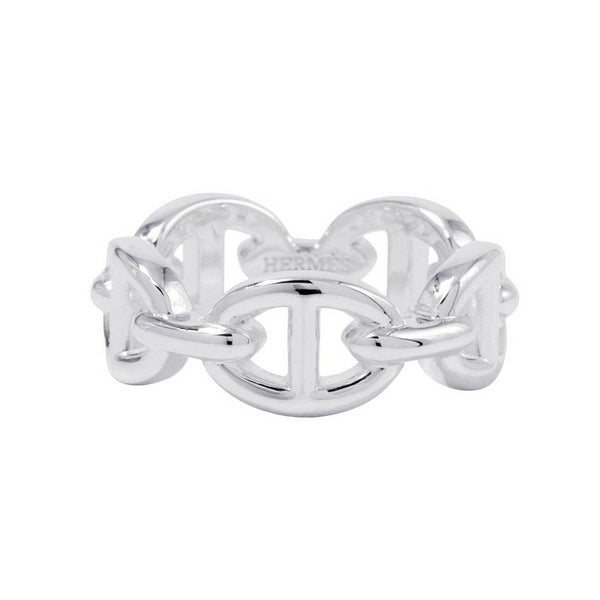 エルメス リング シェーヌダンクル アンシェネPM Enchainee SV925シルバー リングサイズ52 HERMES ジュエリー