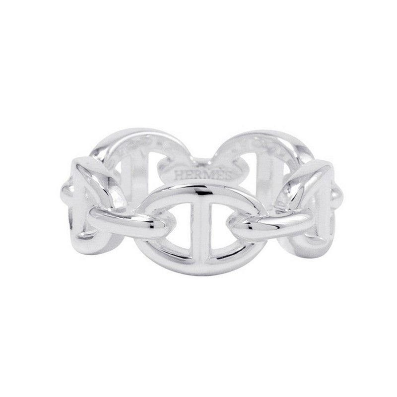 エルメス リング シェーヌダンクル アンシェネPM Enchainee SV925シルバー リングサイズ52 HERMES ジュエリー