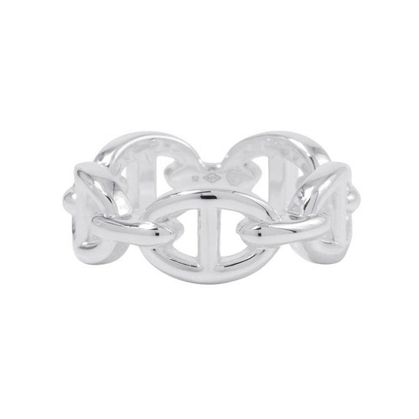 エルメス リング シェーヌダンクル アンシェネPM Enchainee SV925シルバー リングサイズ52 HERMES ジュエリー