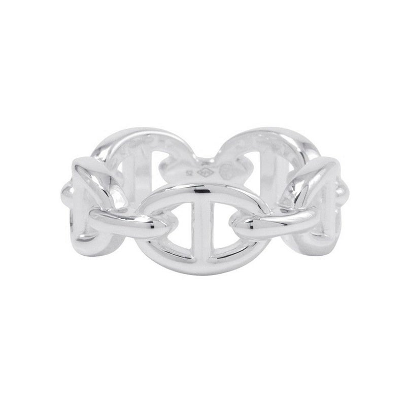 エルメス リング シェーヌダンクル アンシェネPM Enchainee SV925シルバー リングサイズ52 HERMES ジュエリー