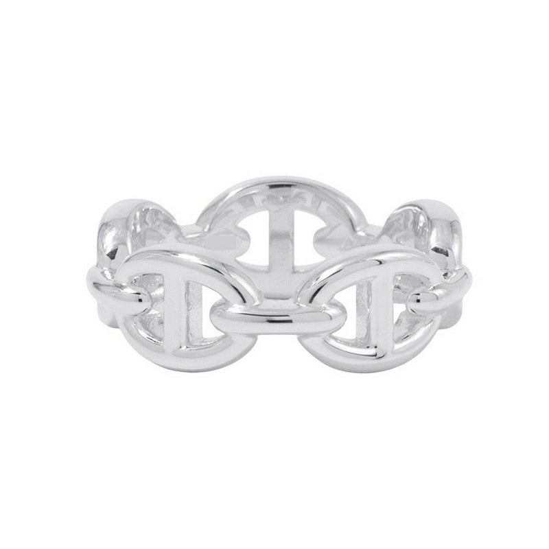 エルメス リング シェーヌダンクル アンシェネPM Enchainee SV925シルバー リングサイズ51 HERMES ジュエリー