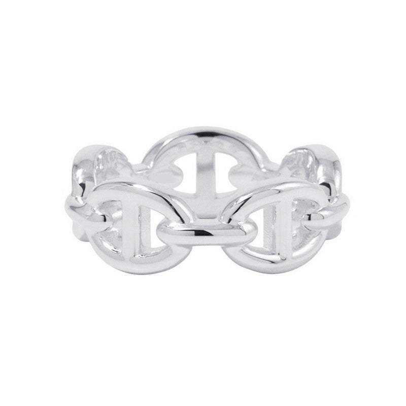 エルメス リング シェーヌダンクル アンシェネPM Enchainee SV925シルバー リングサイズ51 HERMES ジュエリー