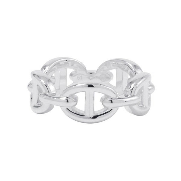 エルメス リング シェーヌダンクル アンシェネPM Enchainee SV925シルバー リングサイズ51 HERMES ジュエリー