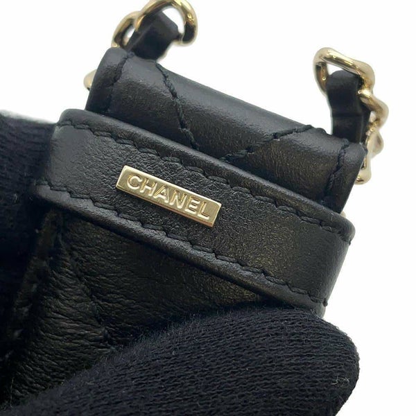 シャネル べルト マトラッセ ココマーク レディースサイズ75 CHANEL 黒