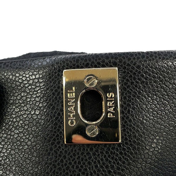 シャネル リュック マトラッセ ココマーク マルチポケット キャビアスキン AS4399 バックパック バッグ 黒