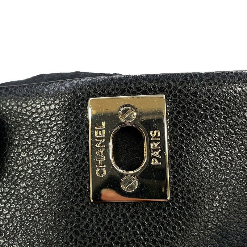 シャネル リュック マトラッセ ココマーク マルチポケット キャビアスキン AS4399 バックパック バッグ 黒