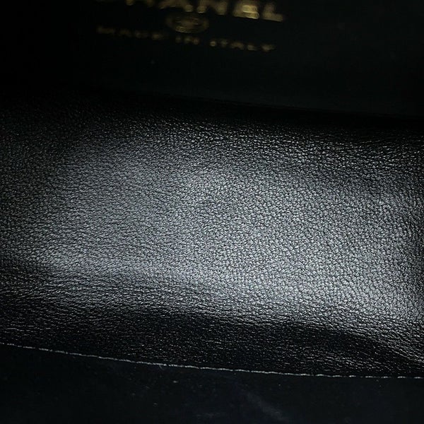 シャネル チェーンショルダーバッグ マトラッセ ココマーク ラムスキン AP2945 2way 黒