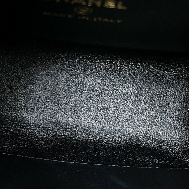 シャネル チェーンショルダーバッグ マトラッセ ココマーク ラムスキン AP2945 2way 黒