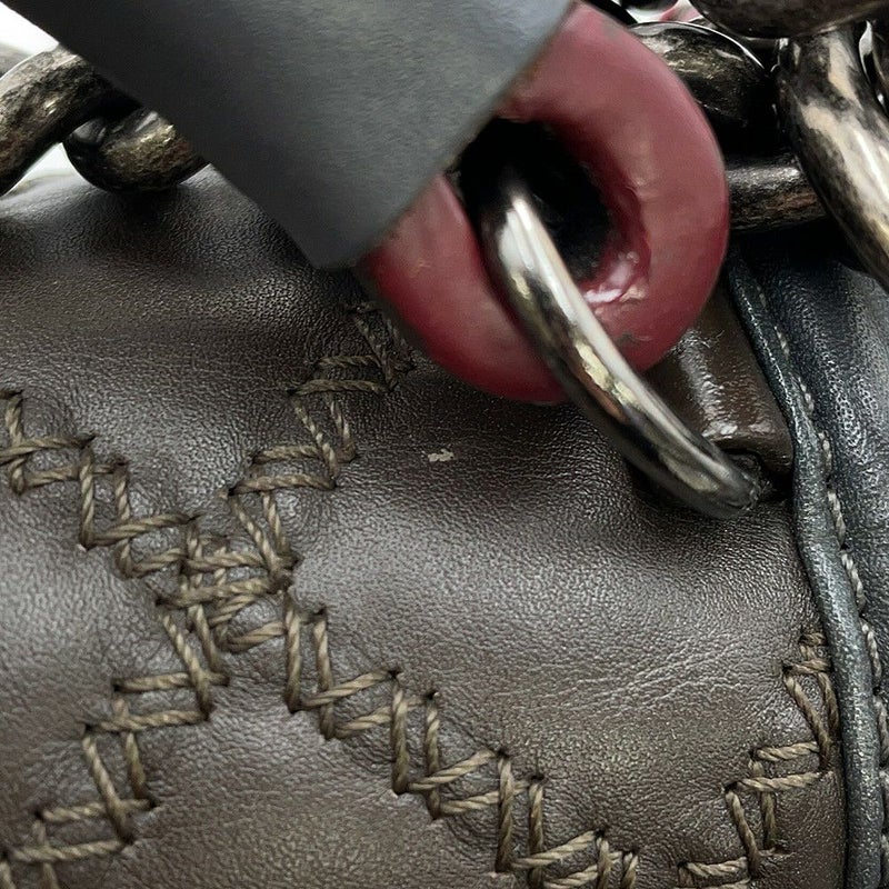 シャネル チェーンショルダーバッグ ココマーク マトラッセ ボーイシャネル トップハンドル A94804 CHANEL